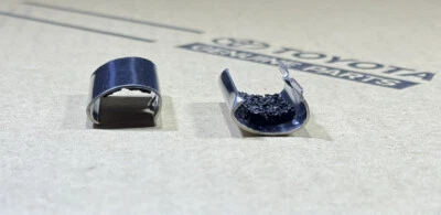 OEM 81 - 87 TOYOTA LAND CRUISER FJ60 LEFT & RIGHT CHROME JOINT COVER ROOF NEW - Image 1 of 4