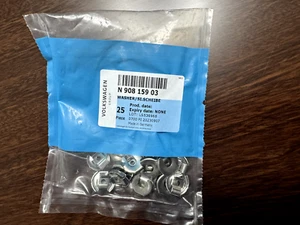 25x OE VW Retaining Washers N90815903 Gear Shift Stick Knob Clip wiring cabl - Picture 1 of 9