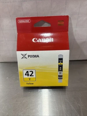 Canon 6387B002 (CLI-42) Yellow Standard Yield Ink Cartridge - Image 1 of 3