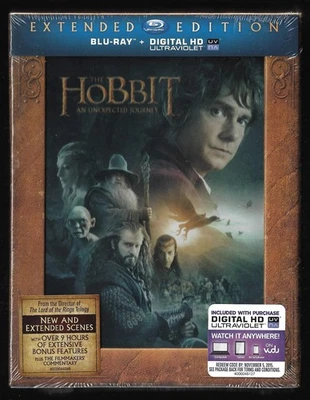 The Hobbit: An Unexpected Journey (Blu-ray, 2012, Extended Edition, 3-Disc Set) - Image 1 of 2