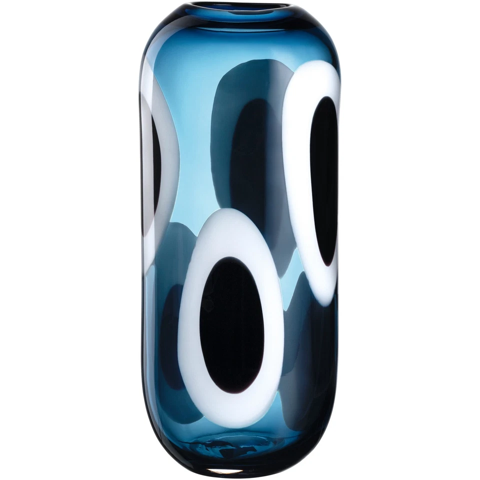 Vase LEONARDO OCCHI BLU LBH 15.30x18.80x37.20 cm blau Blumenvase Blumengefäß - Bild 1 von 1
