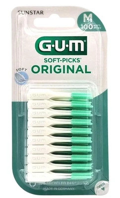 GUM Soft Picks Original M 100 Count Medium Toothpicks Interdental Brush  - Image 1 of 3