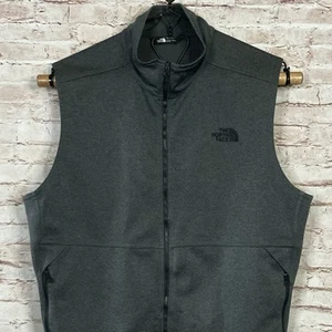The North Face Windwall Weste Herren XL anthrazit grau Full Zip Kragen Reißverschlusstaschen - Bild 1 von 15