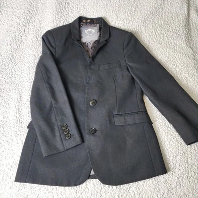Appaman Fine Tailoring Niños Traje Negro Chaqueta Blazer Abrigo Talla 7 Foto 1 de 4