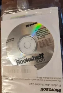New Microsoft Bookshelf 2000 CD with COA and Product Id Windows 98 - Picture 1 of 1