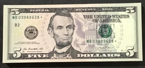 Uncirculated 2013 $5 Star Notes - Picture 1 of 2
