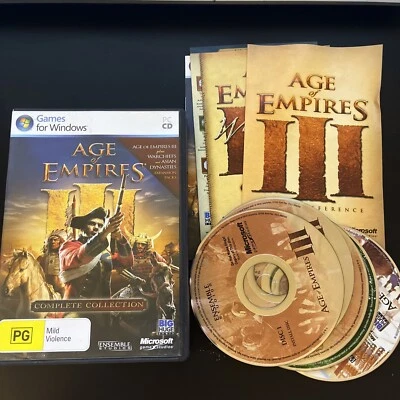 Age Of Empires 3 III Complete Collection War Chiefs Asian Dynasties PC CDROM - Image 1 of 4