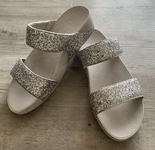 fitflop glitterball silver