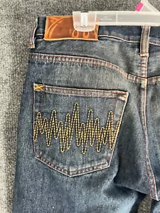 The Hundreds Slim Jeans Men 34x30 Blue Denim Button Fly - Picture 1 of 23