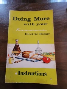 Doing More With Your Kenmore Electric Range Book Instruction and Recipes - Imagen 1 de 5
