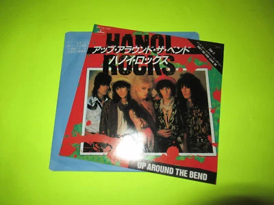 HANOI ROCKS UP AROUND THE BEND 45 7" PIC SLEEVE JAPAN - Image 1 of 2