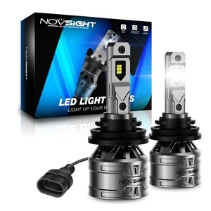 NOVSIGHT H11 H9 H8 LED Headlight Bulb Low Beam Fog Light 60W 13000LM 6000K White - Picture 1 of 15