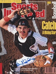 BENITO SANTIAGO SAN DIEGO PADRES SIGNED SPORTS ILLUSTRATED COVER 8x10 - Picture 1 of 1