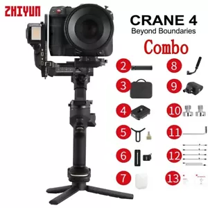 Zhiyun Crane 4 Combo Version, Gimbal Stabilizer for DSLR Camera DE - Bild 1 von 12