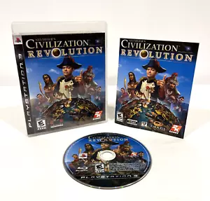 SID MEIER'S CIVILIZATION REVOLUTION PS3 SONY PLAYSTATION 3 COMPLETE SET 2K GAMES - Picture 1 of 4