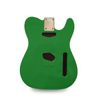Telecaster Guitar Body For Fender  Shamrock Green  Binding  2 Piece Alder