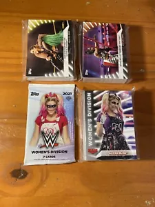 2021 WWE Topps Women’s Division Set 155 Cards Roster & Base Set & Hobby Pack - Picture 1 of 2