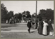 Entrada, homens, mulheres, Street, Evergreen Cemitério, Lápide, Brooklyn, New York, n 4441
