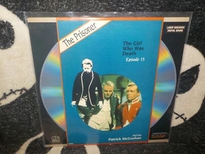 The Prisoner Episode 15 The Girl Who Was Death Laserdisc LD Free Ship $50 - Bild 1 von 2