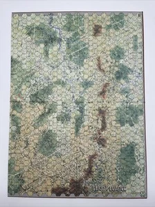 Flight Leader By Avalon Hill Games Map Board Side B - Picture 1 of 6