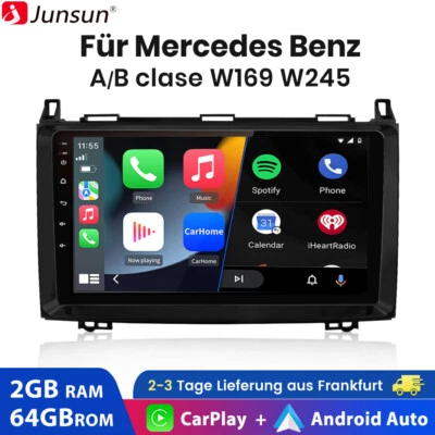 9"Android 13 Autoradio GPS Für Benz A/B Klasse Sprinter Viano VW Crafter 2+64GB - Bild 1 von 4