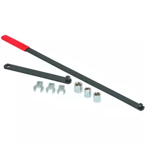 Serpentine Belt Pulley Spanner Cow Foot Wrench 13/14/15/16/18mm Hex 1/2" 3/8" - Picture 1 of 2