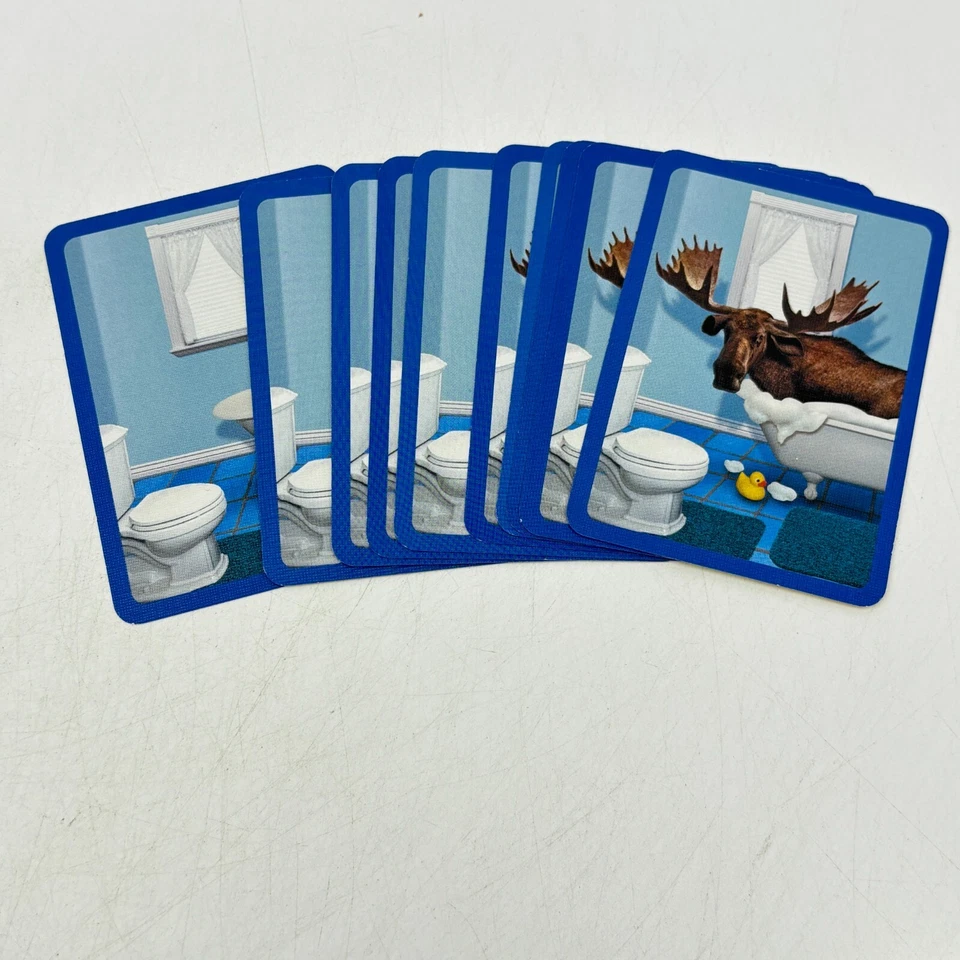 There's a Moose in the House 5 ванных комнат 5 лосей в карточках 2020 запасные части - Изображение 1 из 1