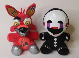 Fnaf Marionette and Nightmare Foxy 2016 8" Set of 2 Excellent Condition - Picture 1 of 9