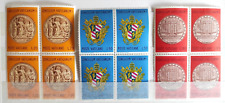 Francobolli Vaticano 1970 serie 3 Quartine MNH 100 anni Concilio Vaticano I°