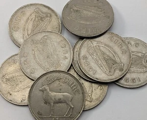 Irish Ireland £1 Pound / Punt Coin, Choose Date, 1990 - 2000, Red Deer Design. - Bild 1 von 7
