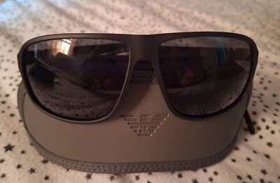 Authentic EMPORIO ARMANI Black Aviator Sunglasses - Image 1 of 4