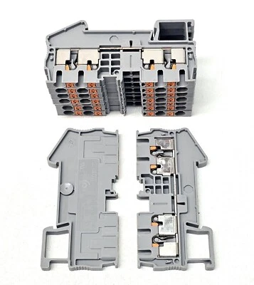 Lot Of 9 ~ Phoenix Contact 3209578 PT 2,5-Quattro ~ Feed-Through 4-port - Image 1 of 2