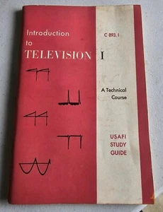 Vintage 1957 Armed Forces (USAFI) Introduction to Television Study Guide MC 893 - Picture 1 of 2