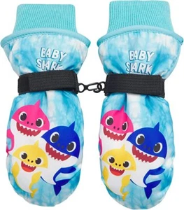 Nickelodeon Boys' Baby Shark Ski Mittens - Winter Ski Mittens Ages 2-4 - Picture 1 of 5