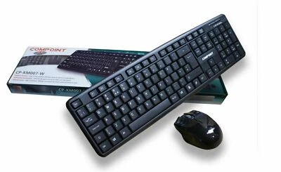 Compoint Wireless Keyboard and Optical Mouse Duo Pack - CP-KM007-W - Image 1 of 4