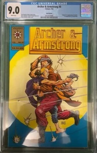 ARCHER & ARMSTRONG #0 CGC 9.0 GOLD VARIANT (WHITE PAGES) - Picture 1 of 4