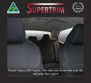 Front FBMP seat cover fits Toyota Camry (02-on) 100% waterproof premium neoprene - Picture 1 of 11