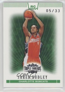 2007-08 Topps Triple Threads Emerald /33 Jared Dudley #117 Rookie RC