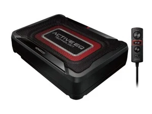 Remote 75W KENWOOD Black KSC-SW12EQ Control Subwoofer Wired Boost Tune-Up Bass - Picture 1 of 7