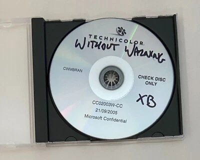 Without Warning Review Version - Microsoft Xbox - 2005 Pre-release check disc - Image 1 of 4