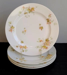 4 Dinner Plates Haviland Autumn Leaf Excellent Condition 9 3/4" - Picture 1 of 2