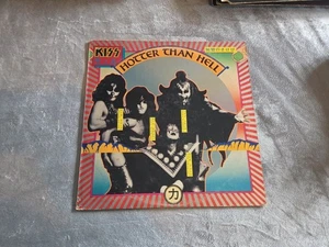 KISS HOTTER THAN HELL 1974 Record- Untested - Foto 1 di 6