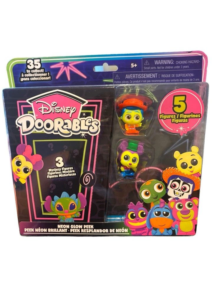 Disney Doorables - Neon Glow Peek - Hula Stitch - Lilo & Stitch - Ultra Rare