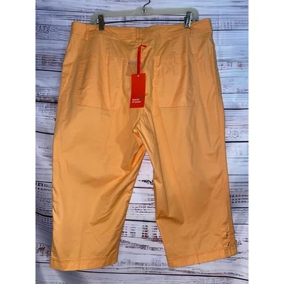 Hearts of Palm Coral Coast Capri Pants Womens 16 Cotton Stretch NEW NWT $54 - Image 1 of 4