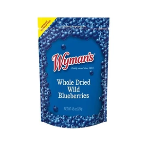 Arandanos azules secos wyman 100 por ciento naturales bolsa revendible 4 5oz - Imagen 1 de 7