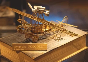 Museo Ghibli Acquaforte Originale Savoia S-21 1/48 Porco Rosso Hayao Miyazaki Giappone - Foto 1 di 14