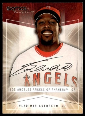 2005 Skybox Autographicsw VLADIMIR GUERRERO Angels #1 NM-MT - Image 1 of 2
