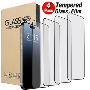 4-Pack Clear Transparent Screen Protectors For iPhone 17/17 Air/17 Pro/Pro Max - Picture 1 of 16
