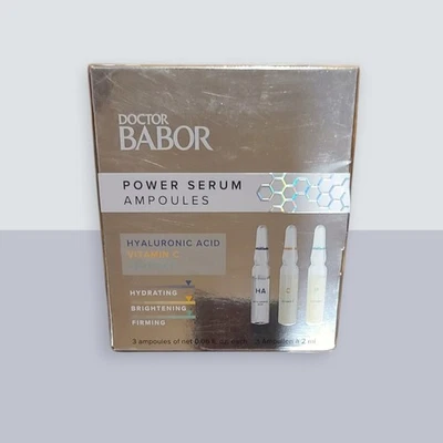 DOCTOR BABOR Power Serum Ampoules Hydrating Brightening Firming Vegan Brand New  - Image 1 of 4