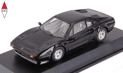1/43 BEST MODEL FERRARI 208 TURBO 1982 BLACK - Immagine 1 di 3